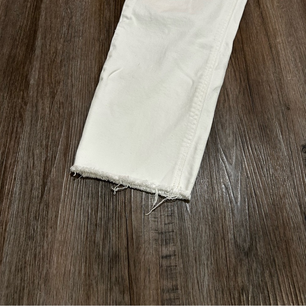 52 Aritzia Denim Forum The Yoko High Rise Slim White Women’s Size 31 - Picture 8 of 11